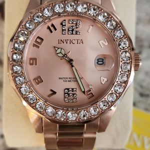 FINAL PRICE NEW INVICTA PRO DIVER 37698 ROSEGOLD WOMANS NWT WATCH ⌚️
